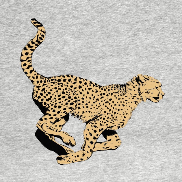 Running Cheetah by UrsulaRodgers